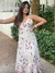 Vestido Longo Laise Branco - Bordado
