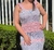Vestido Tricô - Rosa e Azul Bebê na internet