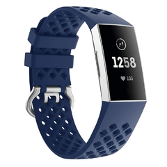Relógio Silicone pulseira respirável Charge 3 smart watch bands accessories