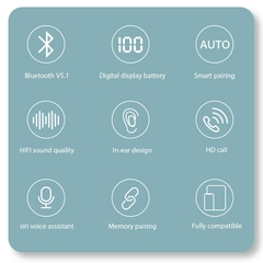 Imagem do Fone Bluetooth com microfone