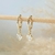 Brinco Argola Coração de Zircônia Pequena banhado a ouro 18k - comprar online