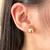 Brinco esfera 10mm banhado a ouro 18k - comprar online