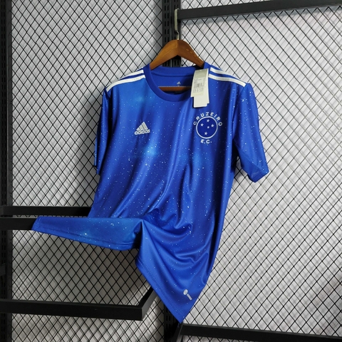 Camisa Cruzeiro Home I 22/23 Adidas Torcedor Masculina - Azul