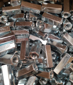 Cupla de union de varilla de 3/8" zinc x 50 unid