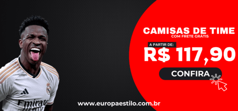 Imagem do banner rotativo CAMISAS DE TIME - Europa Estilo