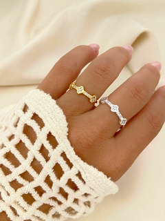 Anel Trevo Prata - comprar online