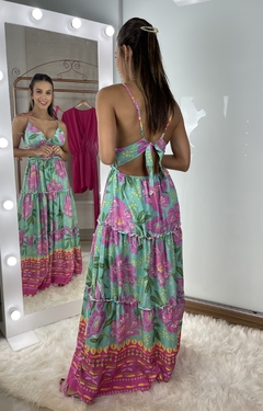 VESTIDO PRIMAVERA AZUL - comprar online