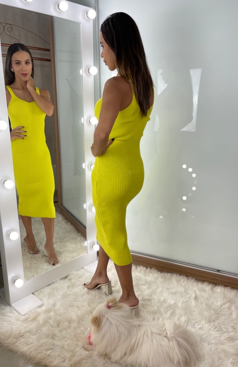 VESTIDO TRICÔ FENDY