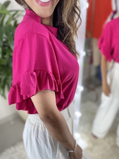 BLUSA BABADO na internet