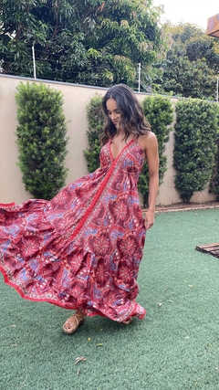 VESTIDO LONGO INDIANO