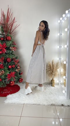 VESTIDO MILA LISTRAS - AME CLOSET