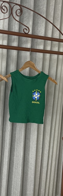 REGATA CROPED BRASIL - comprar online