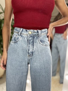 CALÇA JEANS WIDE LEG na internet