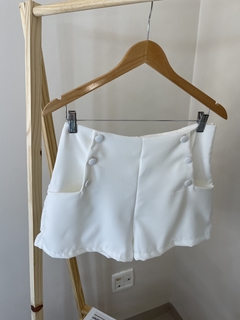 SHORT ALFAIATARIA BOTÕES - AME CLOSET