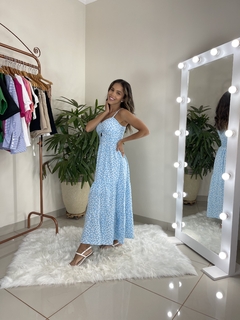VESTIDO FLOR BLUE na internet
