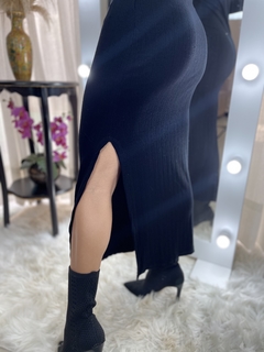 VESTIDO CANELADO