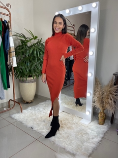 VESTIDO CANELADO - comprar online
