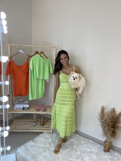 Imagem do VESTIDO TRICÔ BABADO