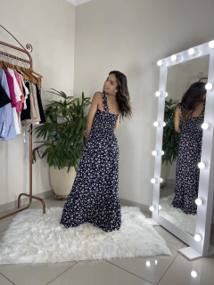 VESTIDO MINI FLOR AZUL - loja online