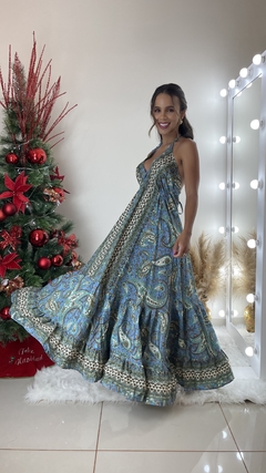 VESTIDO LONGO INDIANO na internet