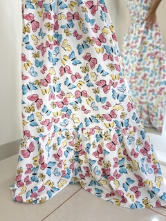 VESTIDO BORBOLETA LASTEX - loja online
