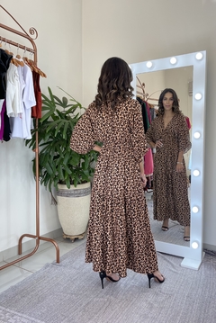 VESTIDO ANIMAL PRINT - AME CLOSET