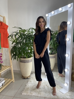 MACACÃO JOGGER BABADO - AME CLOSET