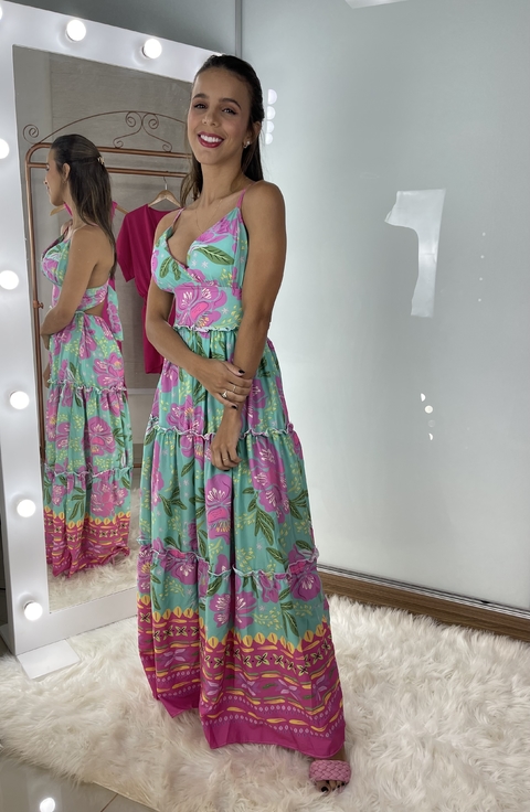 VESTIDO PRIMAVERA AZUL