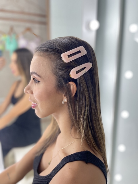 PRESILHAS CABELO ROSE