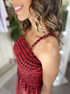 VESTIDO XADREZ RED - AME CLOSET