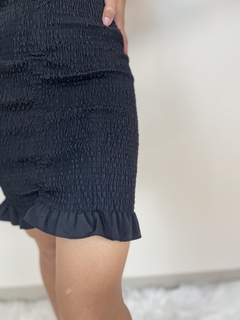 VESTIDO LASTEX BLACK - AME CLOSET