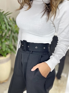 CALÇA ALFAIATARIA CINTO - AME CLOSET