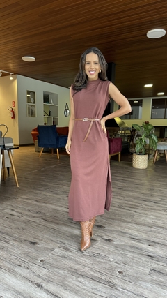 Imagem do VESTIDO MOLETINHO GOLA ALTA