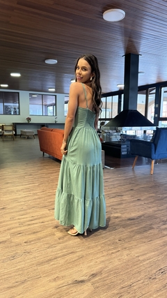 VESTIDO LINHO CAMADAS