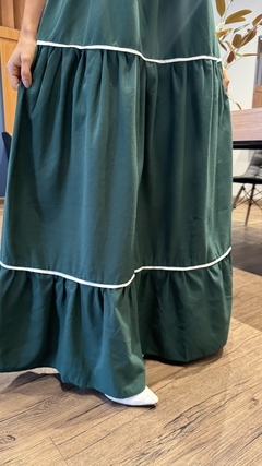 Imagem do VESTIDO LONGO BICOLOR