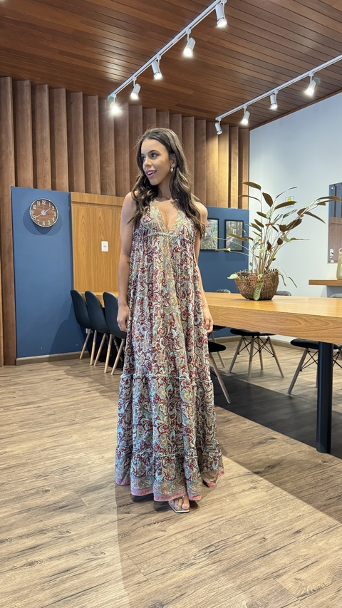 VESTIDO LONGO INDIANO - comprar online