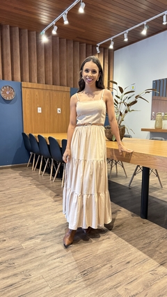 VESTIDO LINHO CAMADAS na internet