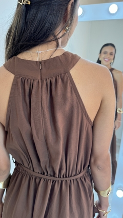 VESTIDO MARROM MOCHA - comprar online