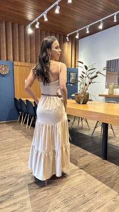 VESTIDO LINHO CAMADAS - loja online