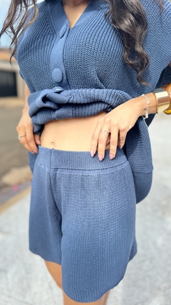 CONJUNTO TRICÔ COLETE SHORT - AME CLOSET