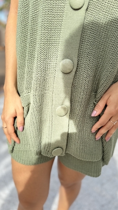 CONJUNTO TRICÔ COLETE SHORT - loja online