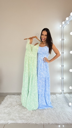 VESTIDO DECOTE PLISSADO - AME CLOSET