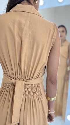 VESTIDO BOTÕES CINTO na internet