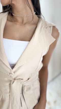 CONJUNTO COLETE ALONGADO SHORT na internet