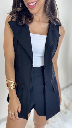 CONJUNTO COLETE ALONGADO SHORT - loja online