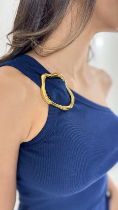 Imagem do BLUSA CANELADA ARGOLA