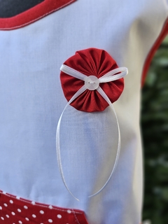 Rojo lunares, bies rojo - tienda online