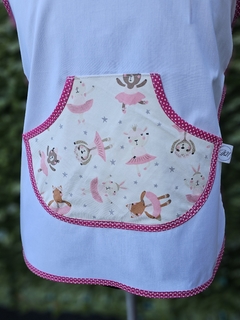 Blanco bailarinas. Bies Fucsia - comprar online