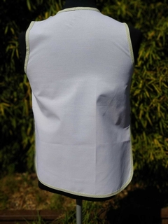 Blanco Hipopótamo celeste, bies beige - comprar online