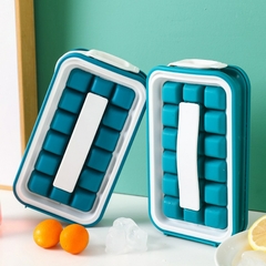 18 Grade Máquina de Bola de Gelo Chaleira Acessórios de Bar de Cozinha modelo Criativo de Cubo de Gelo 2 em 1. Recipiente Multifuncional Exclusivo - loja online